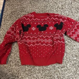 Little Sleepies Disney Red Mickey Mouse Sweater